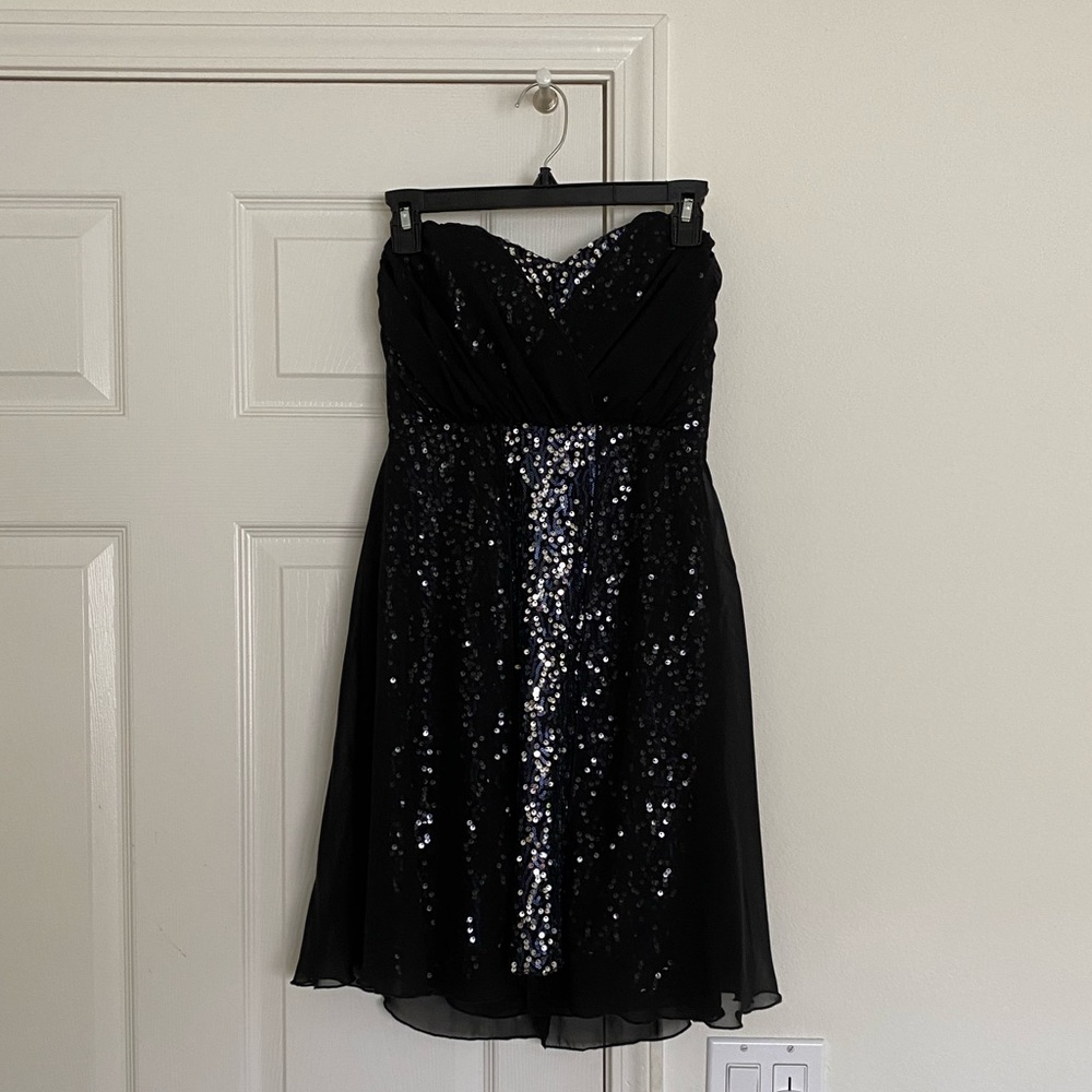 Trixxi Juniors Black Sequined Staples Dress Size 5